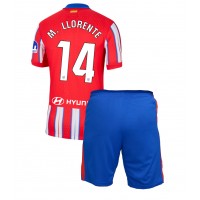 Maglia Calcio Atletico Madrid Marcos Llorente #14 Prima Divisa Bambino 2024-25 Manica Corta (+ pantaloncini)